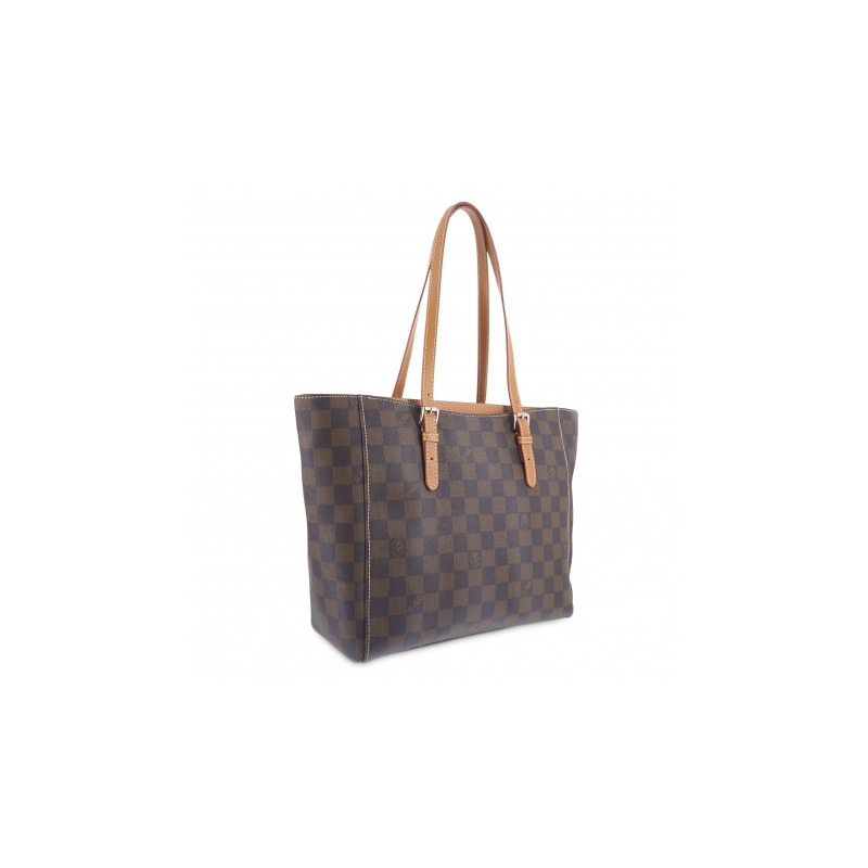 El potro Bolso Tote mujer en lona y piel vacuno color marrón - Chess Ofertas de temporada