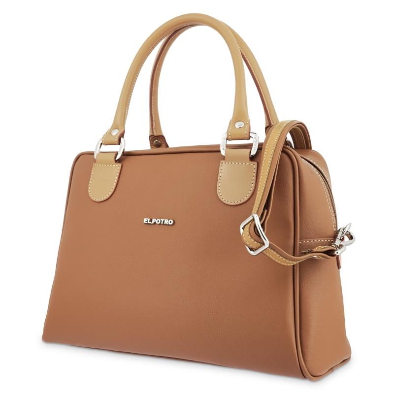 El potro Bolso Bowling mujer color cuero - Angula Ventas relámpago