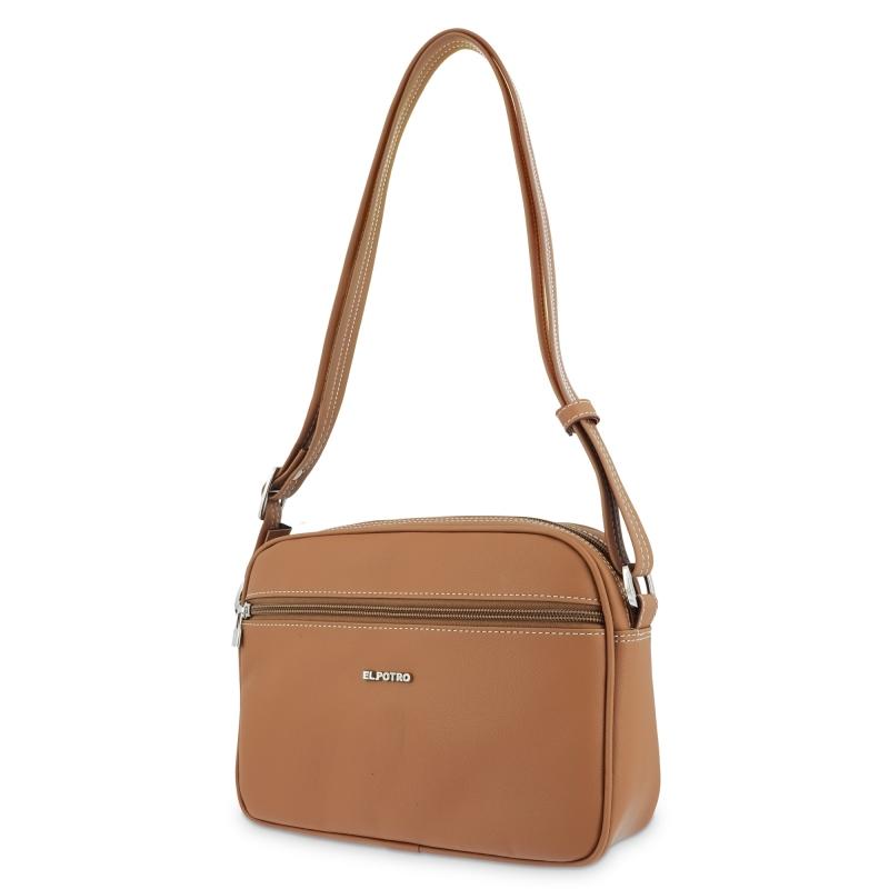 El potro Bolso Bandolera mujer color cuero - Angula Liquidación