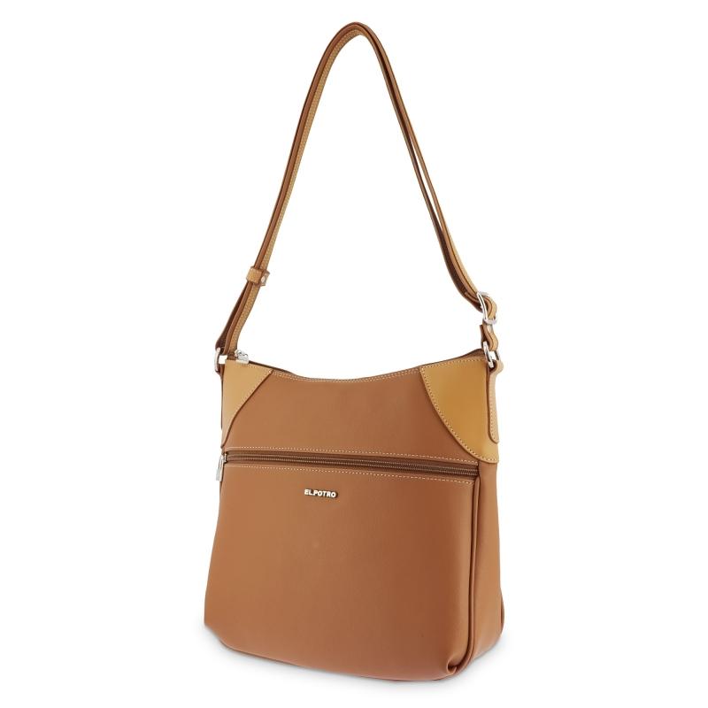 El potro Bolso Bandolera mujer color cuero-Angula Mejor oferta