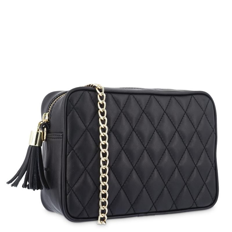 El potro Bolso Bandolera mujer en piel vacuno color negro - Piel vacuno Tienda de fábrica