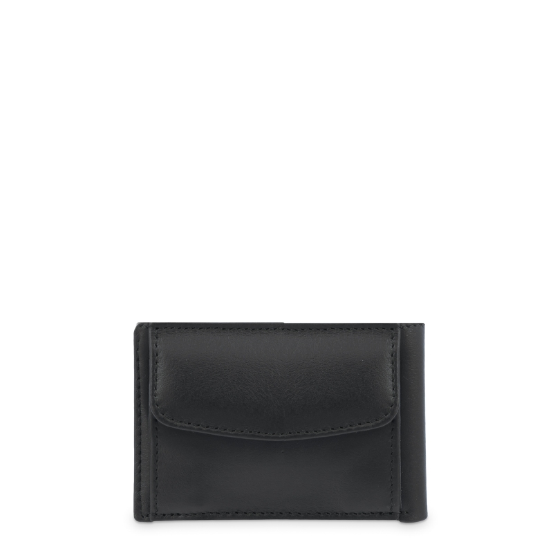 El potro Cartera pequeña con monedero exterior en piel vacuno color negro-El Potro Ventas relámpago
