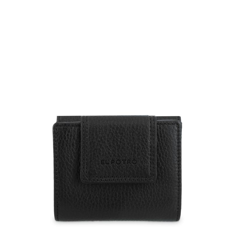 El potro Cartera de mujer pequeña en piel vacuno color negro - Floater