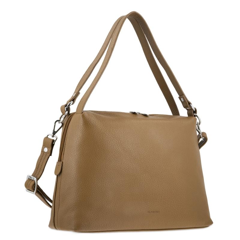 El potro Bolso hobo carry all grande piel vacuno color cuero-Floater Ahorra y exporta