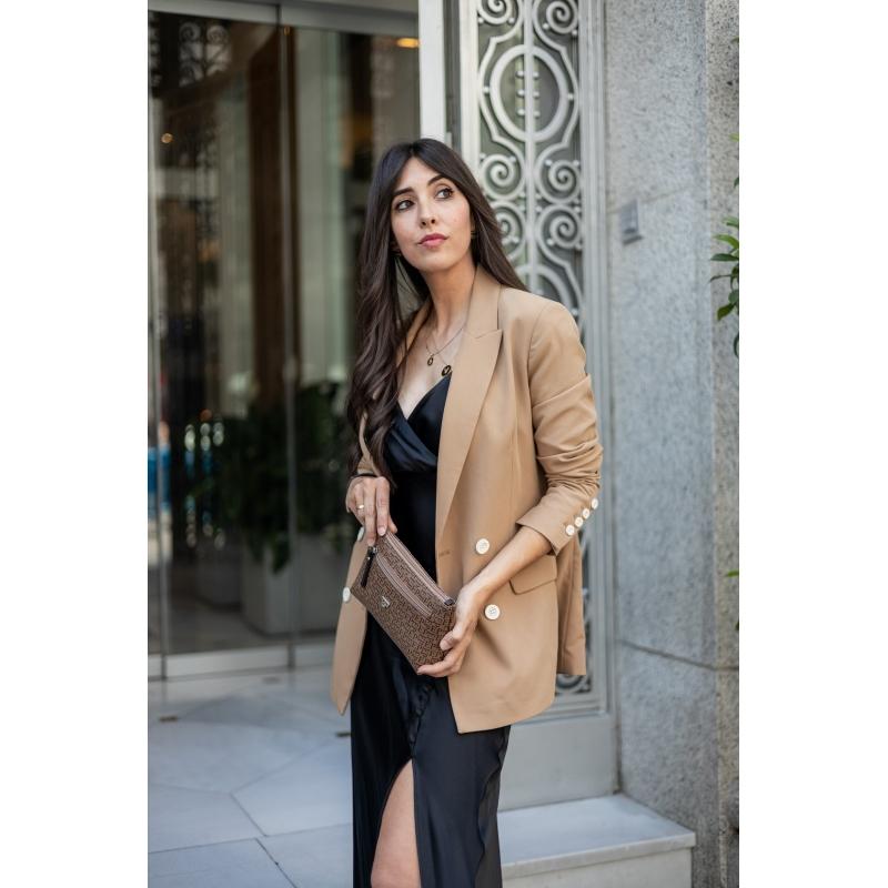 El potro Bolsa de mano color moca insignia-El Potro Rebajas online