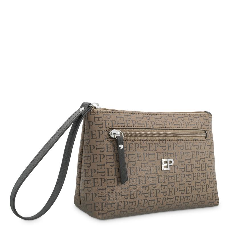 El potro Bolsa de mano color moca insignia-El Potro Rebajas online