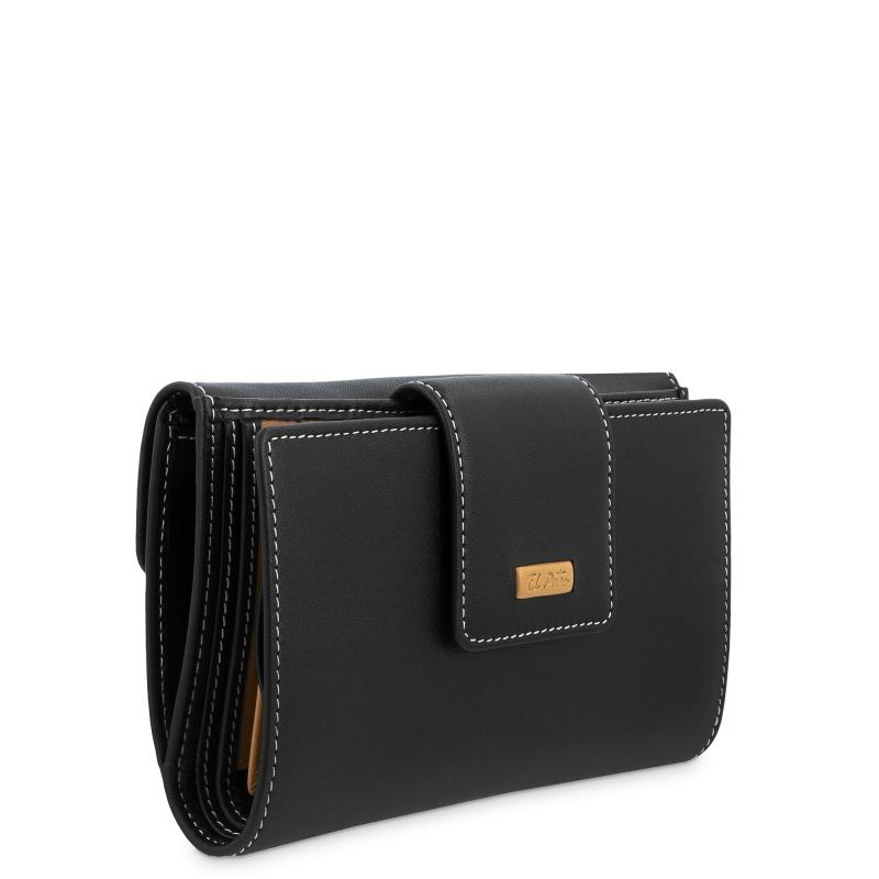 El potro Cartera mediana mujer en piel vacuno color negro-El Potro Rebajas top