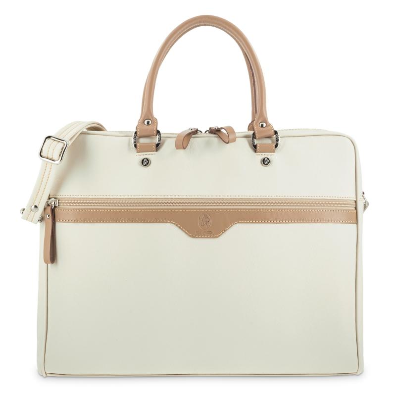 El potro Bolso carpeta grande mujer color beige-Base