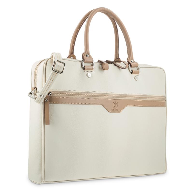 El potro Bolso carpeta grande mujer color beige-Base Precio de fábrica