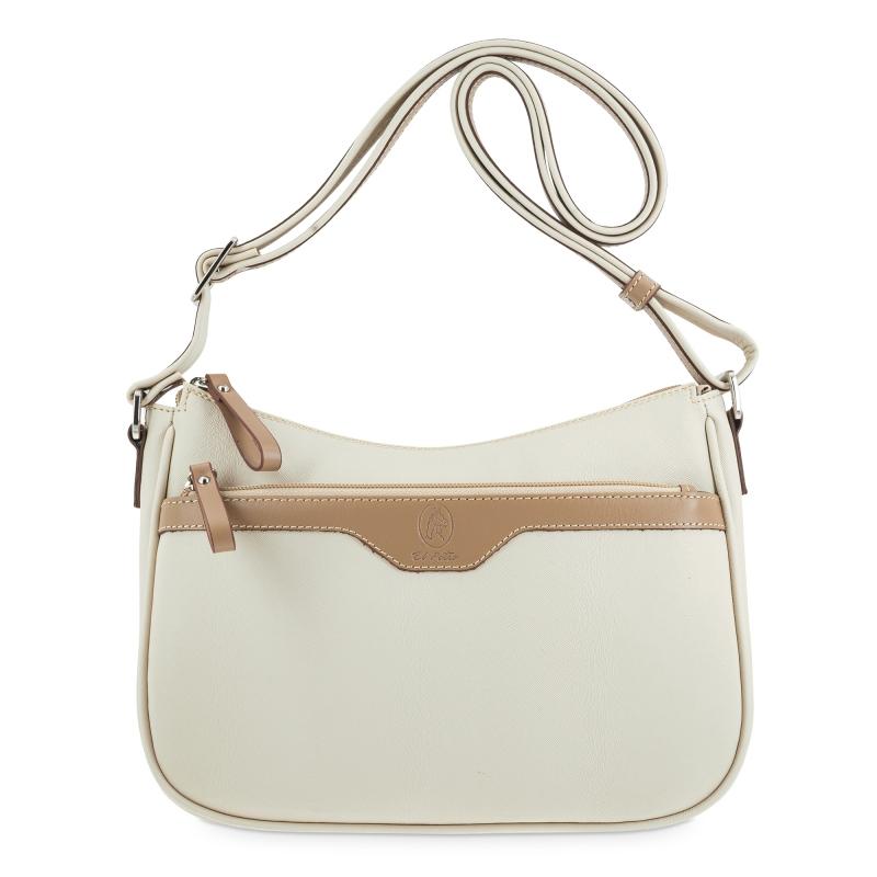 El potro Bolso góndola 3 cremalleras de mujer color beige- Base Oferta especial de fábrica