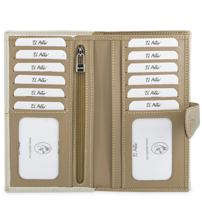 El potro Cartera grande mujer en color beige-base-El Potro Promoción trimestral