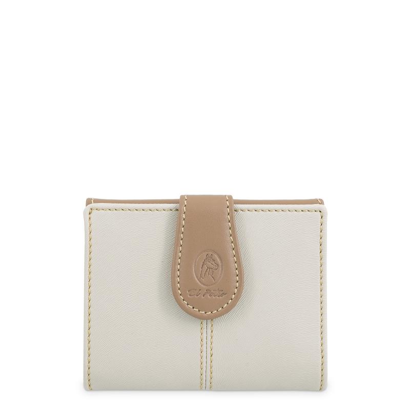 El potro Cartera pequeña de mujer de color beige-Base Superdescuento
