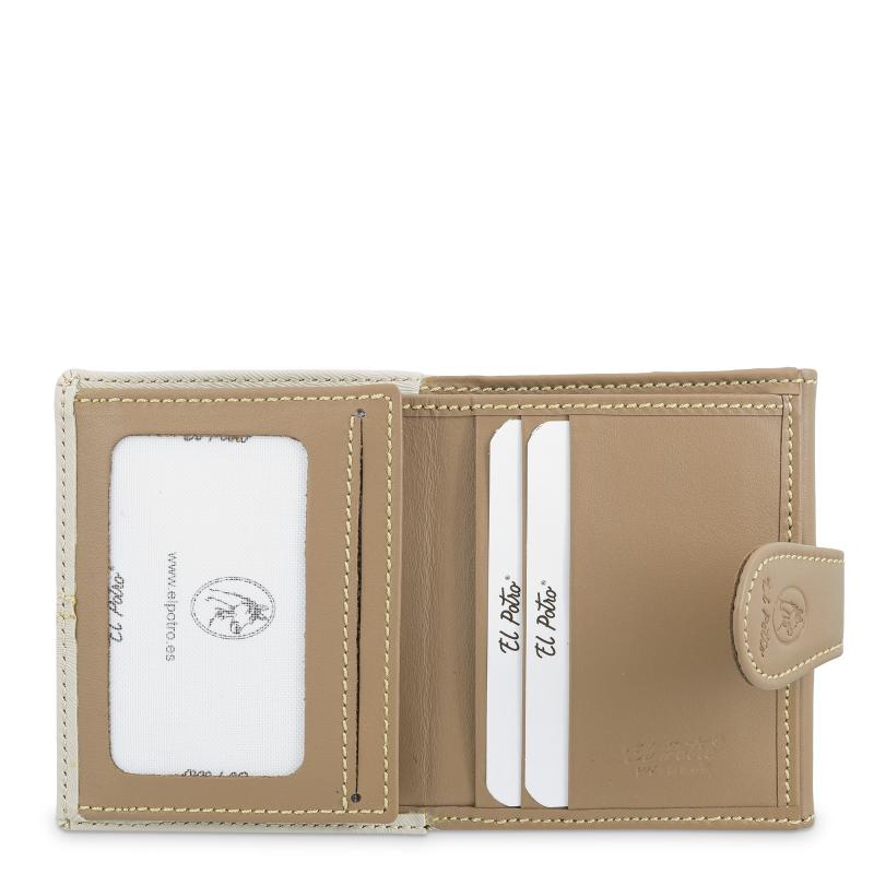 El potro Cartera pequeña de mujer de color beige-Base Superdescuento