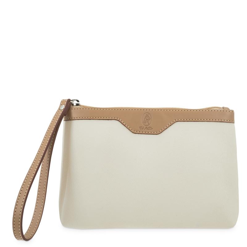 El potro Bolsa de mano grande en color beige- El Potro Grandes descuentos