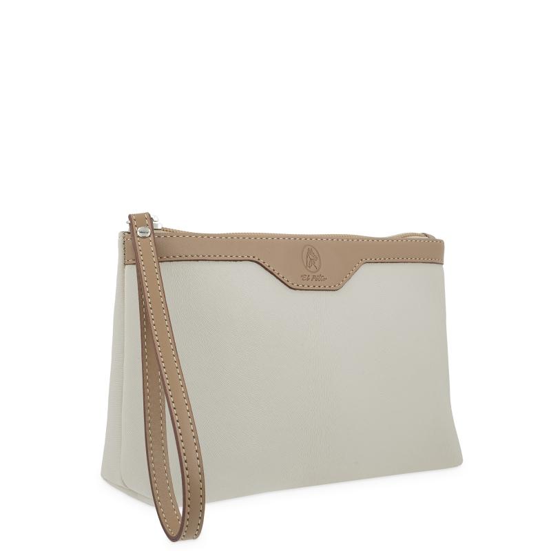 El potro Bolsa de mano grande en color beige- El Potro Grandes descuentos