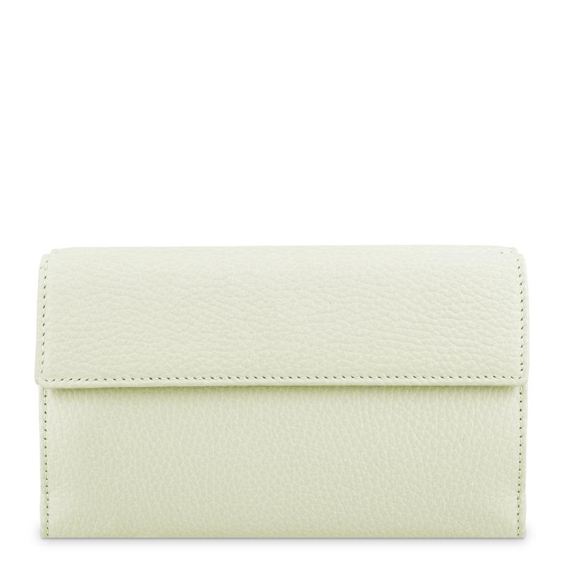 El potro Cartera grande mujer en piel vacuno color ivory-El Potro Tienda de fábrica
