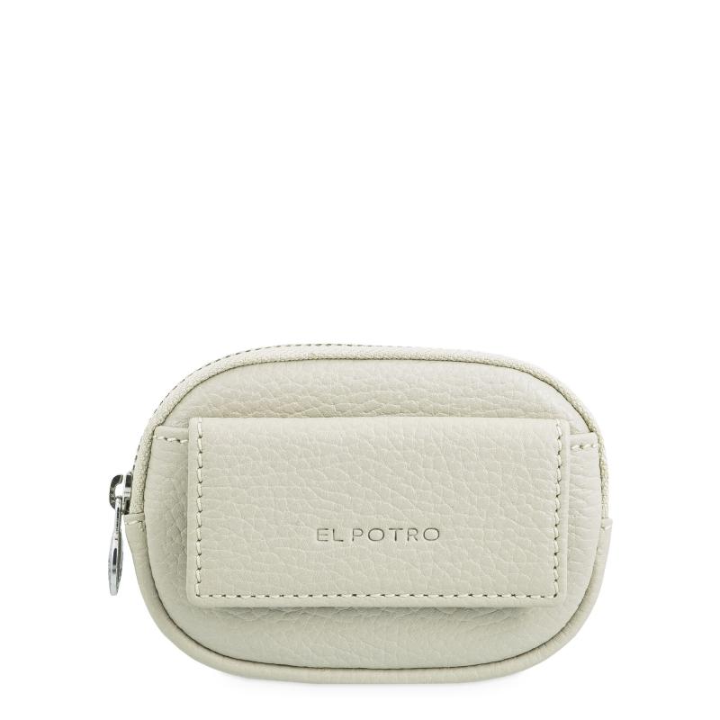 El potro Monedero mujer en piel vacuno color beige - I R I S Descuentos del mes