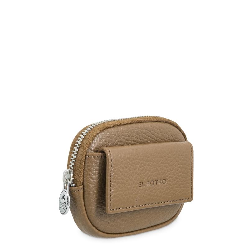 El potro Monedero mujer en piel vacuno color cuero - I R I S Oferta exclusiva