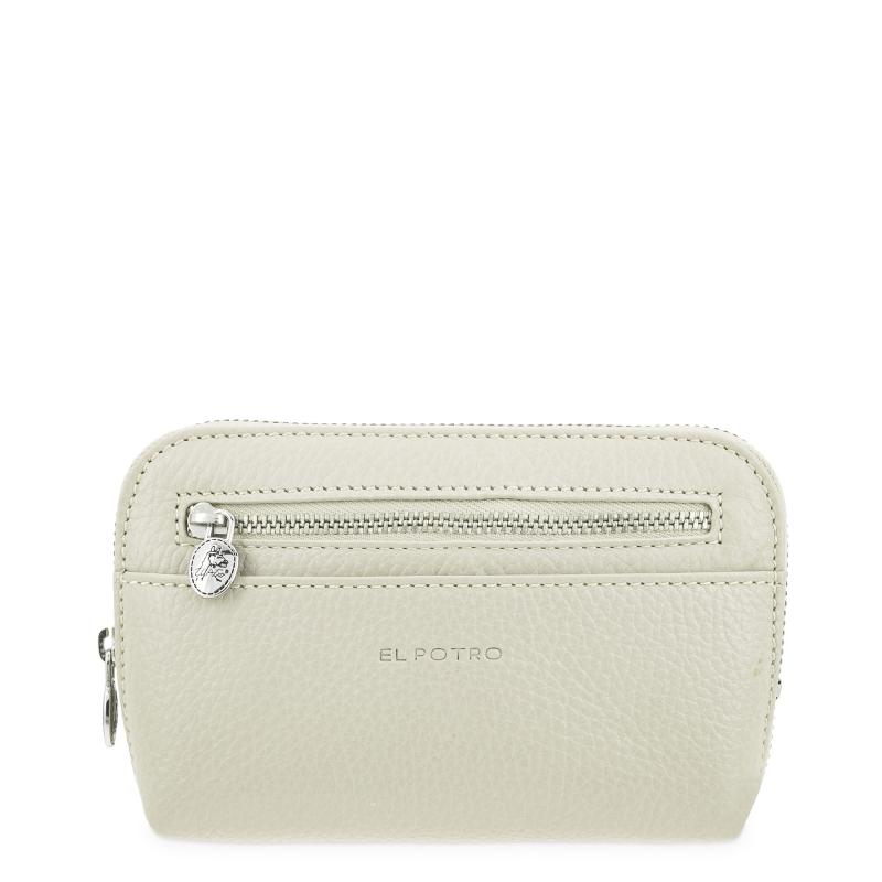 El potro Bolsa de mano mediana de mujer en piel vacuno color beige - I R I S Descuento por venta flash