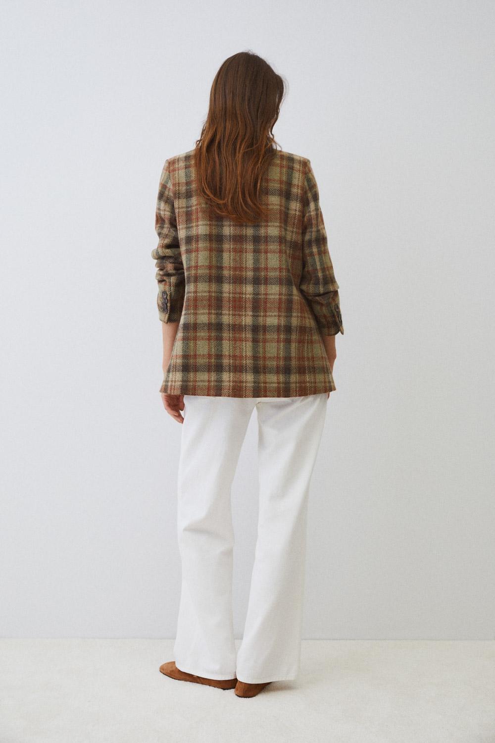 Eseoese BLAZER LANA MANTECO SHETLAND Oferta exclusiva
