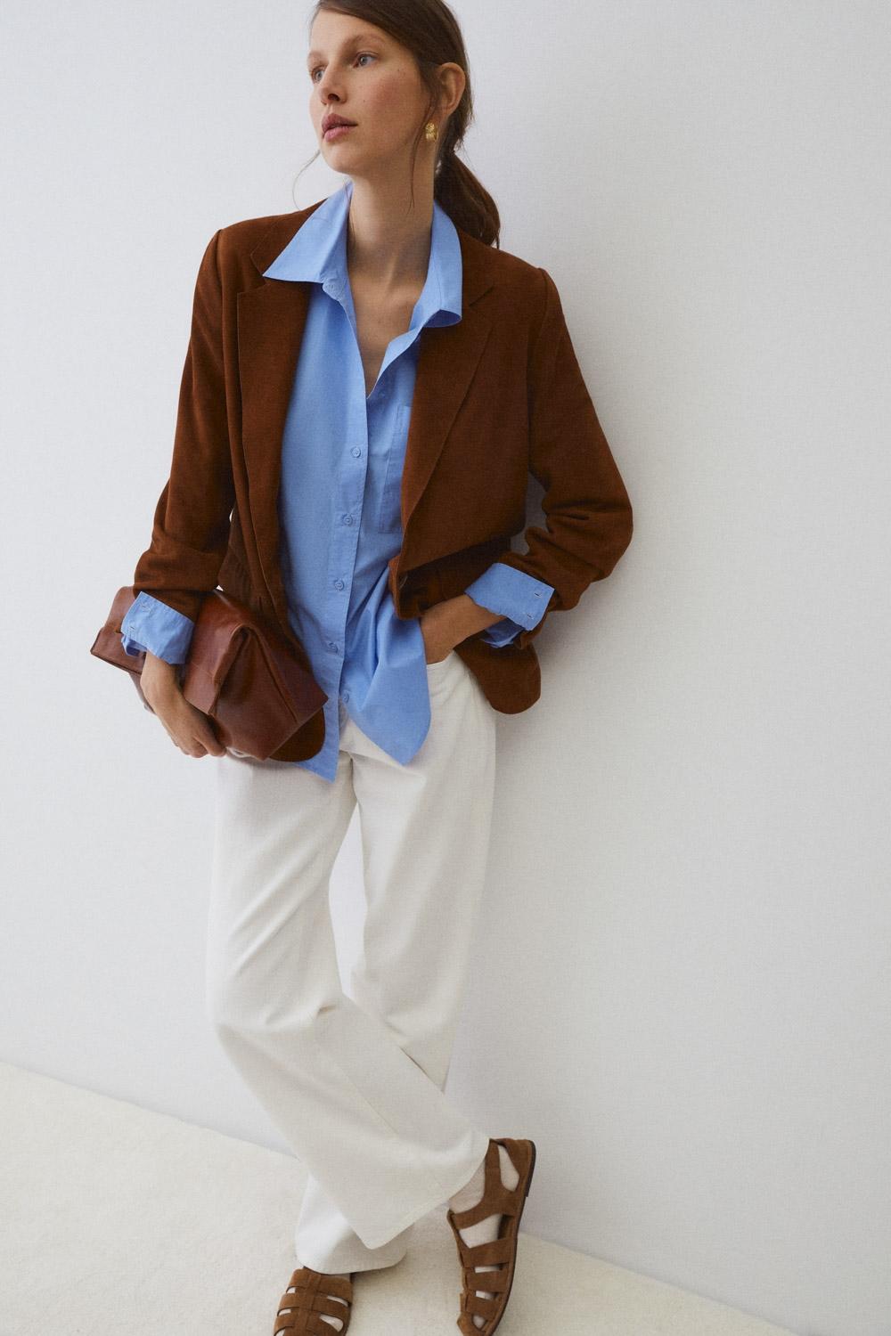 Eseoese BLAZER SUEDE BIRKIN Ofertas de temporada