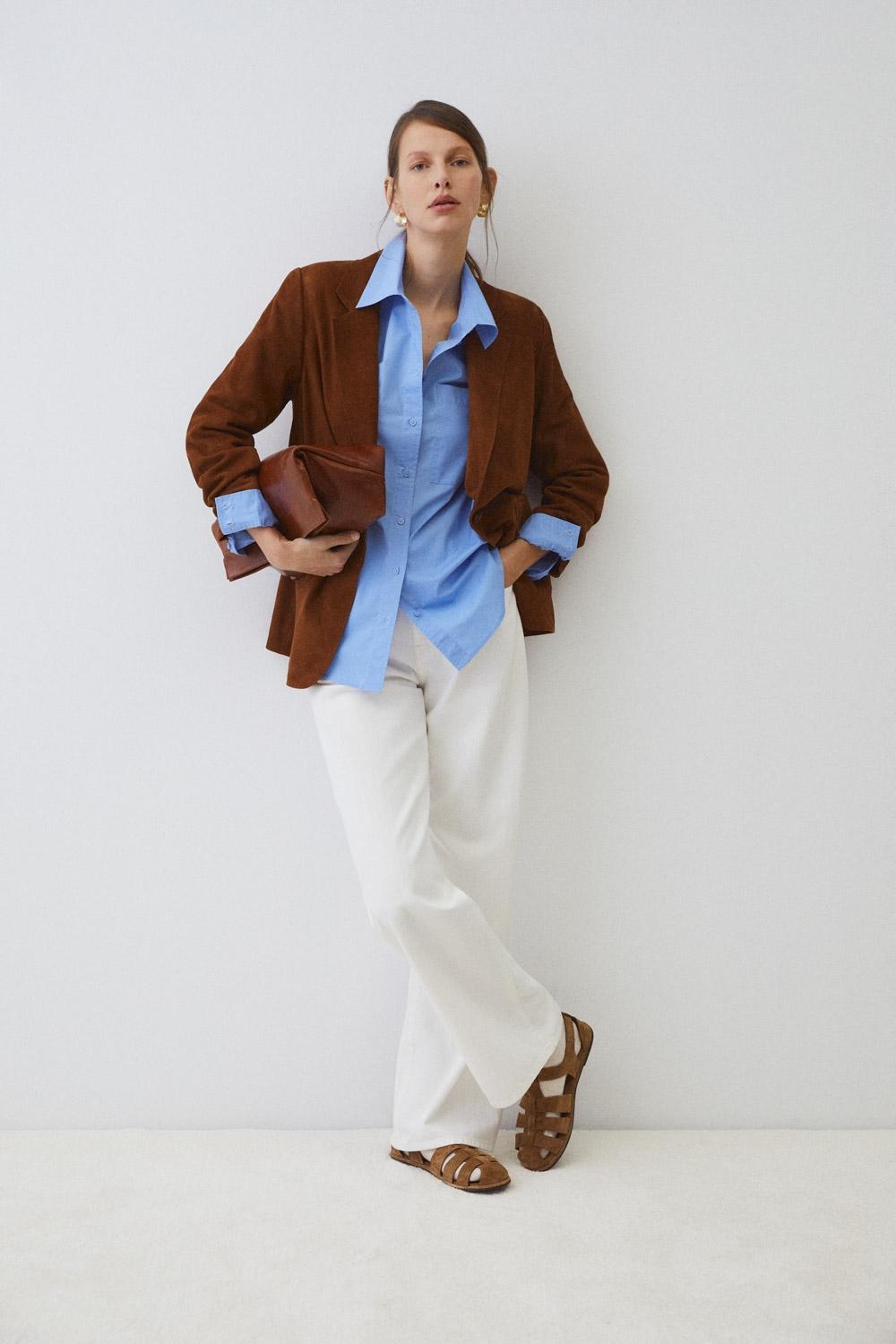 Eseoese BLAZER SUEDE BIRKIN Ofertas de temporada