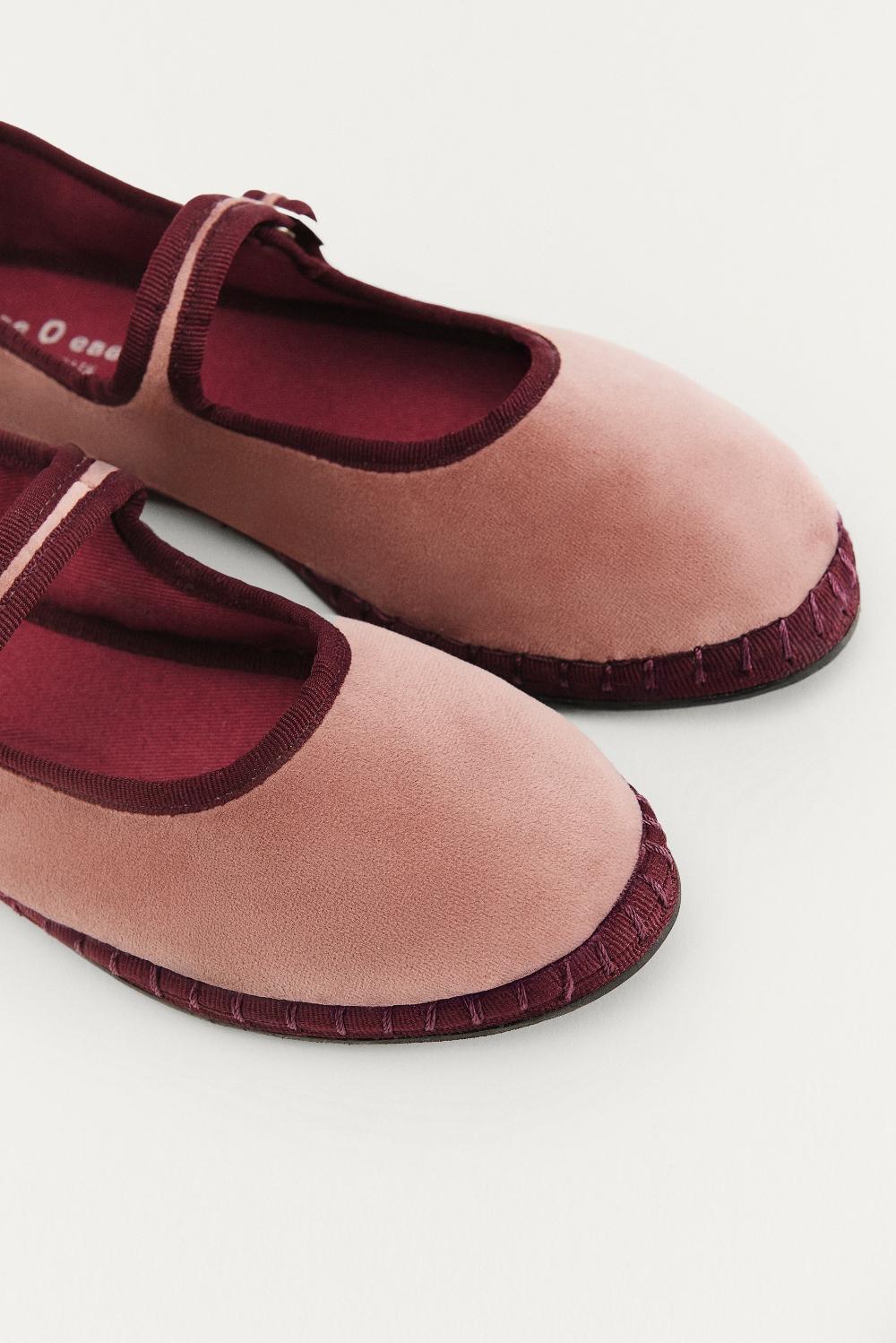 Eseoese ZAPATO TERCIOPELO MARY JANE Descuento