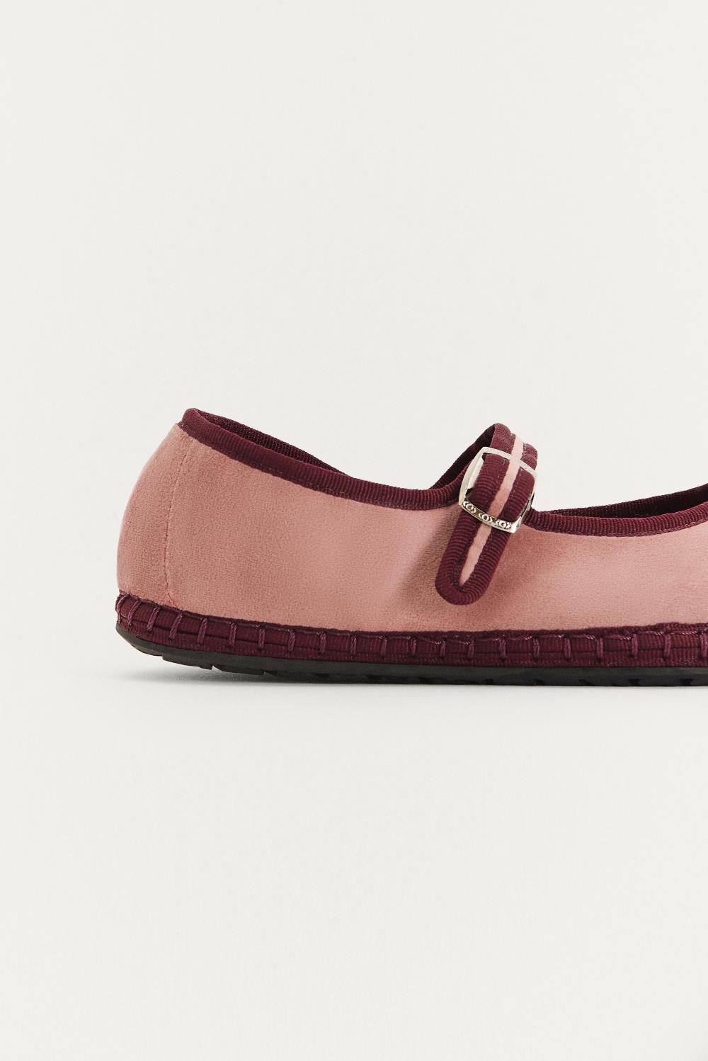 Eseoese ZAPATO TERCIOPELO MARY JANE Descuento