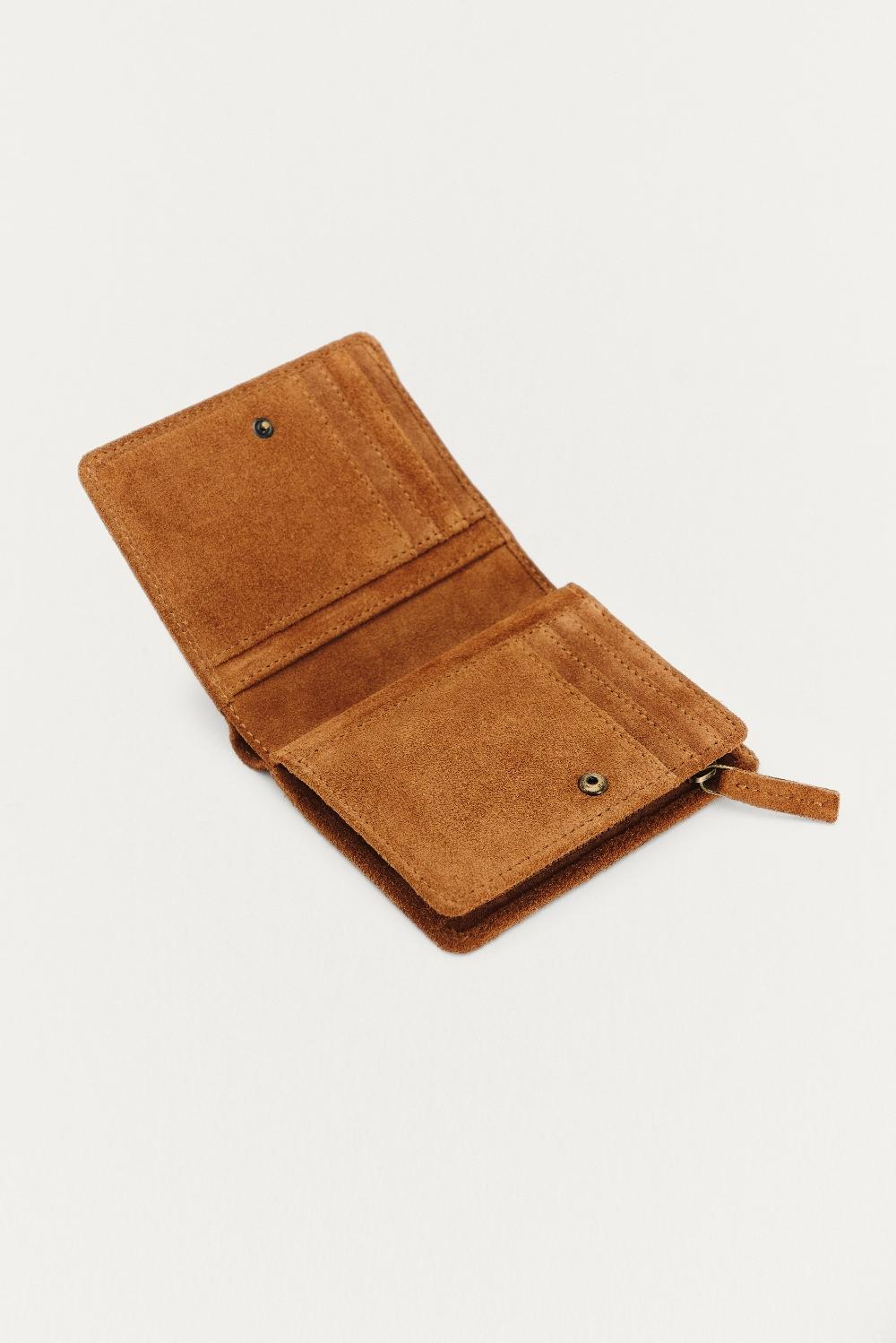 Eseoese CARTERA PIEL SUEDE Promoción por tiempo limitado