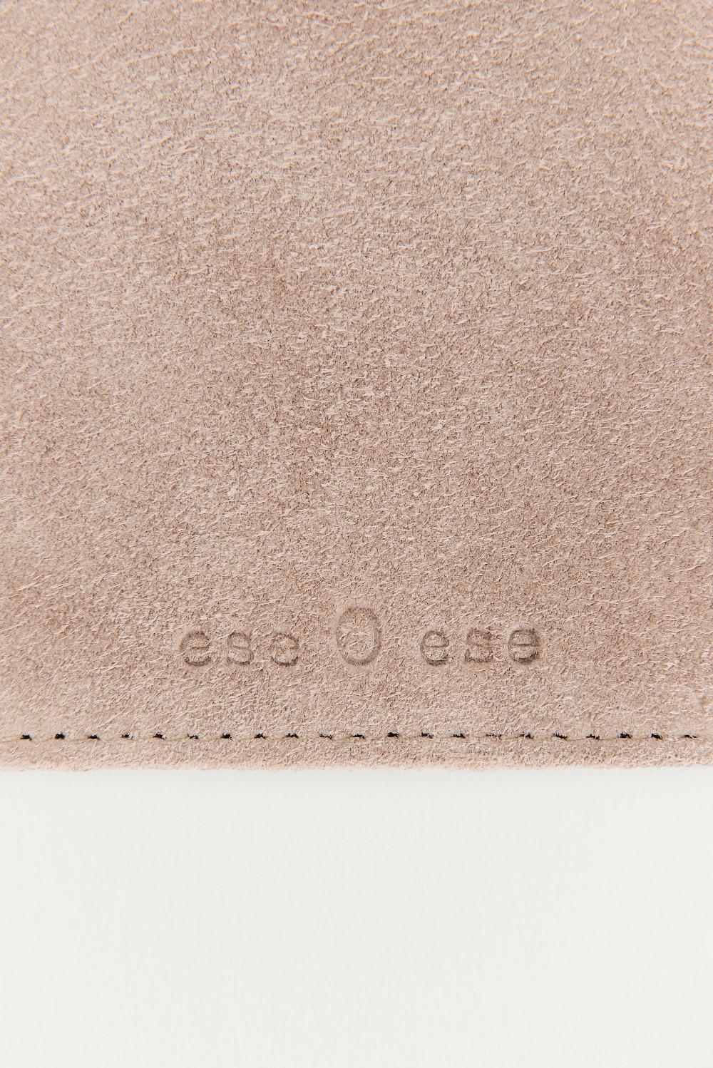 Eseoese CARTERA PIEL SUEDE Solo hoy