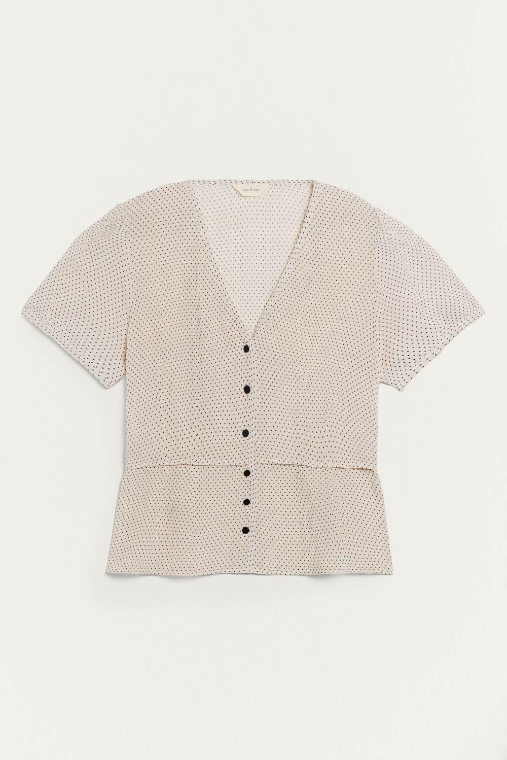 Eseoese CAMISA TOPOS LOREN Grandes ahorros