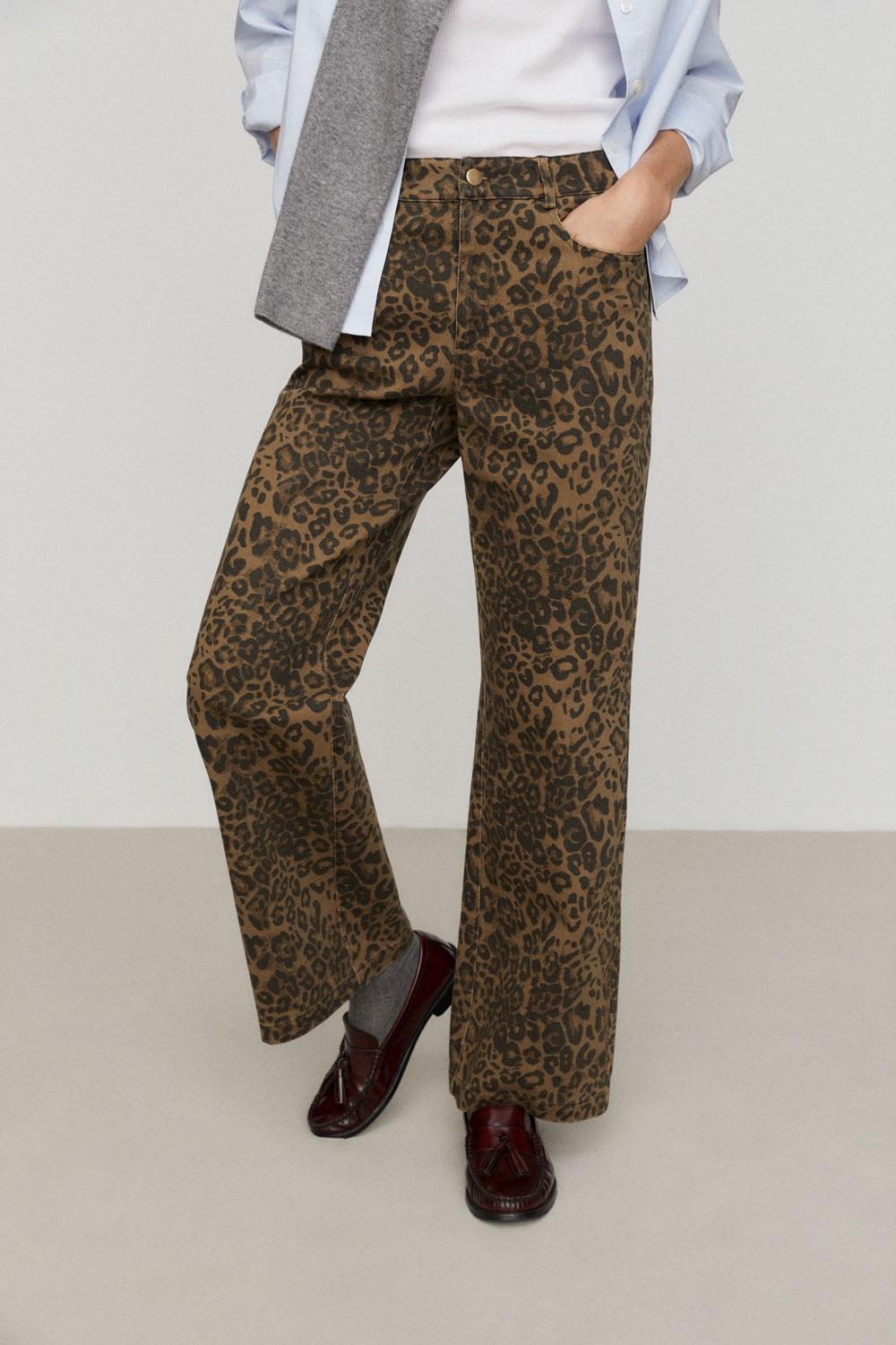 Eseoese PANTALÓN LEOPARDO ÚLTIMAS EDICIONES