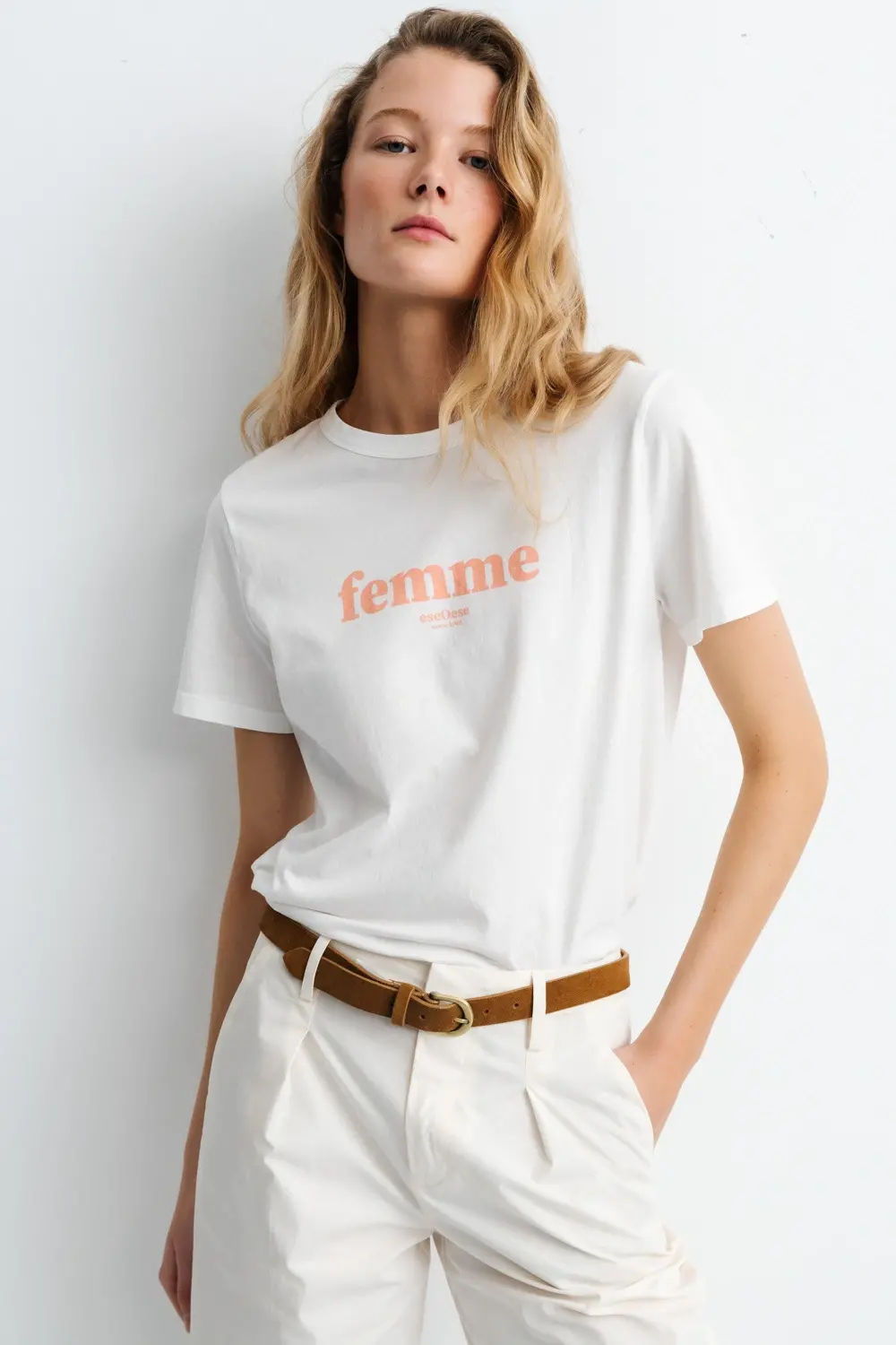 Eseoese CAMISETA ALGODÓN FEMME Última moda