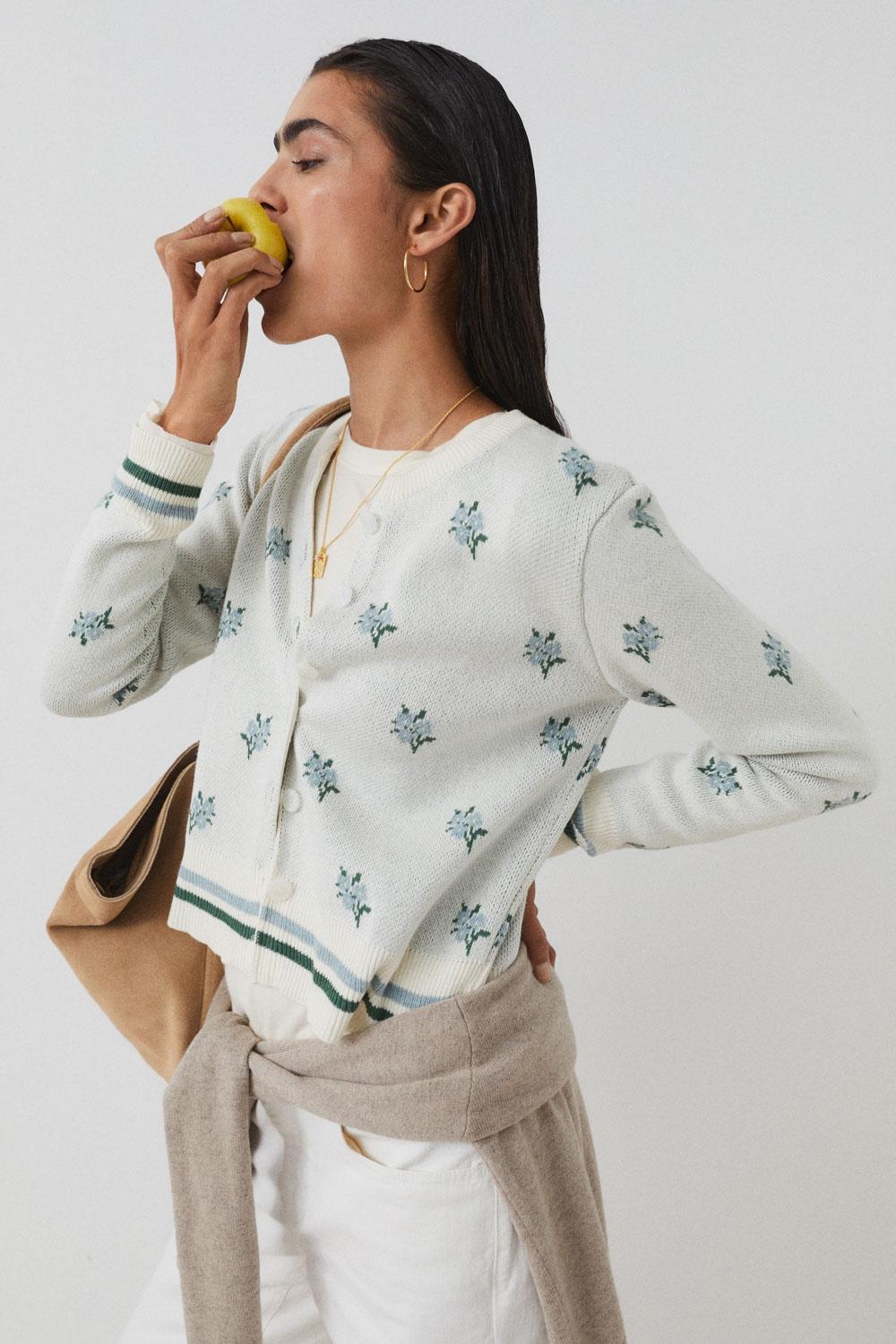 Eseoese CÁRDIGAN JACQUARD RENOIR Precio de fábrica