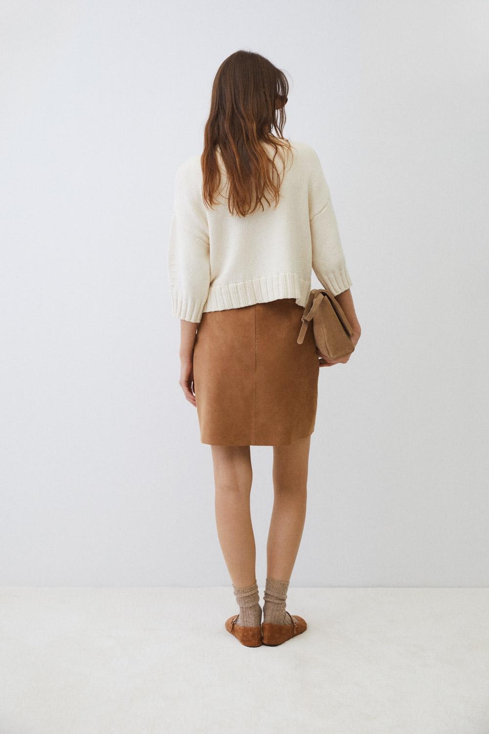 Eseoese FALDA MIDI SUEDE DYLAN Los más vendidos