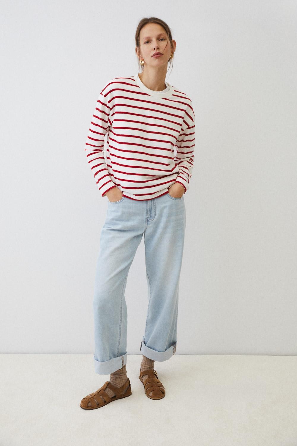 Eseoese SUDADERA ALGODÓN STRIPES En oferta