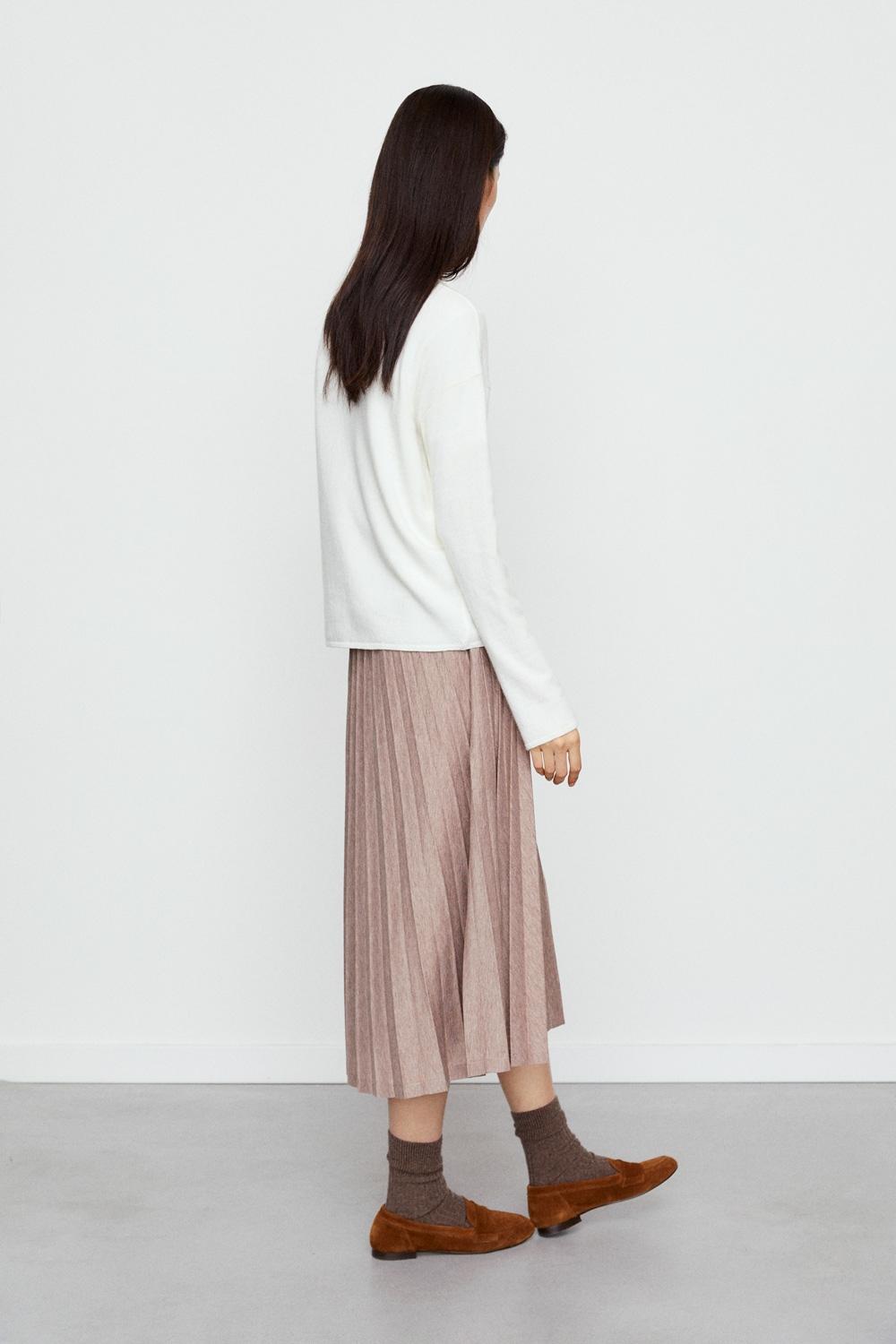 Eseoese FALDA MIDI PLISADA SANDY COMPRAR AHORA