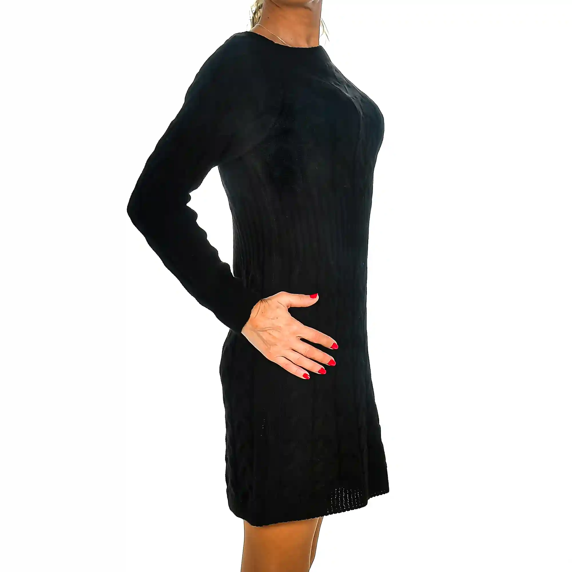 Firenze artegiani Vestido tipo jersey talla única. Made in Italy En línea