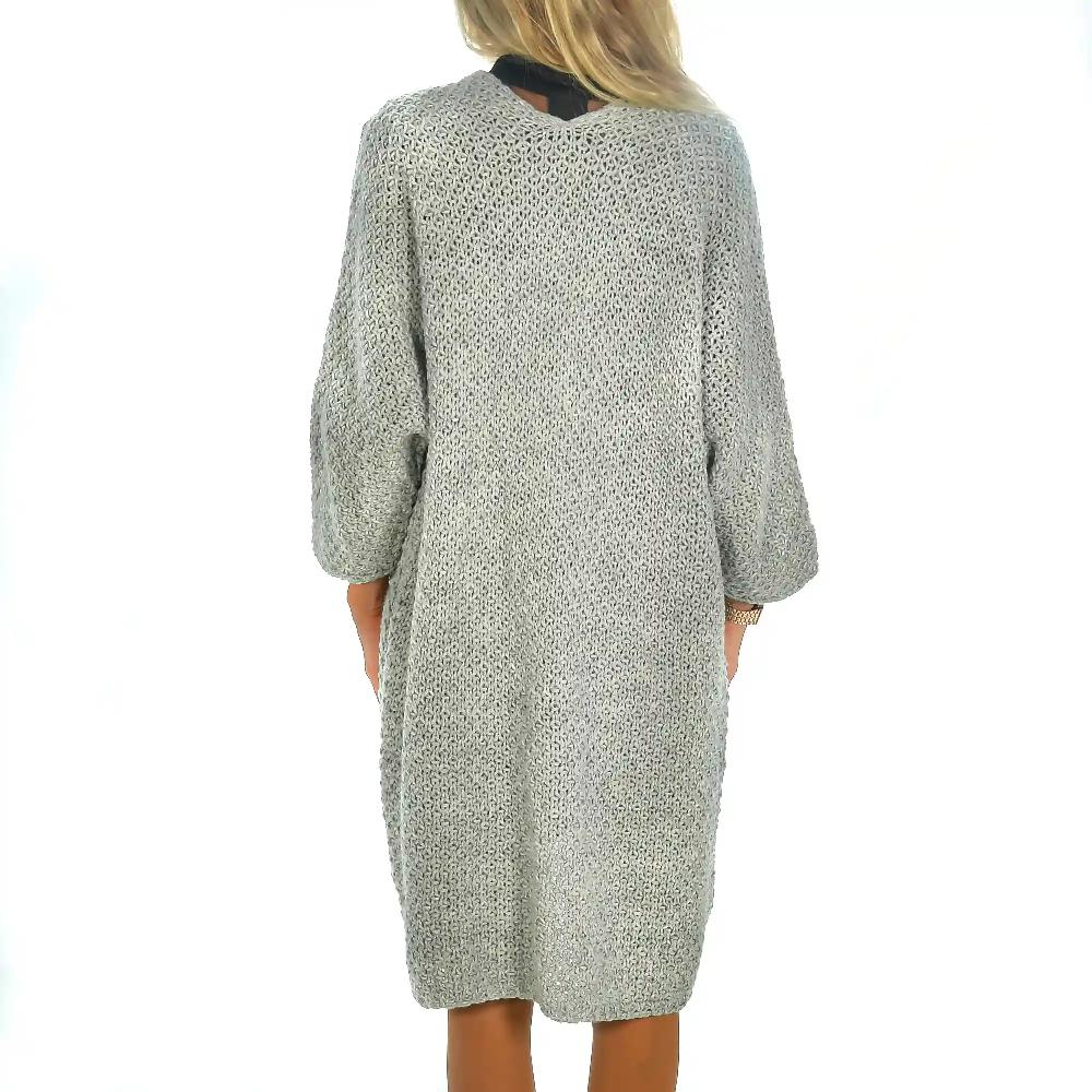 Firenze artegiani Cardigan largo abierto oversized talla única. Made in Italy Outlet