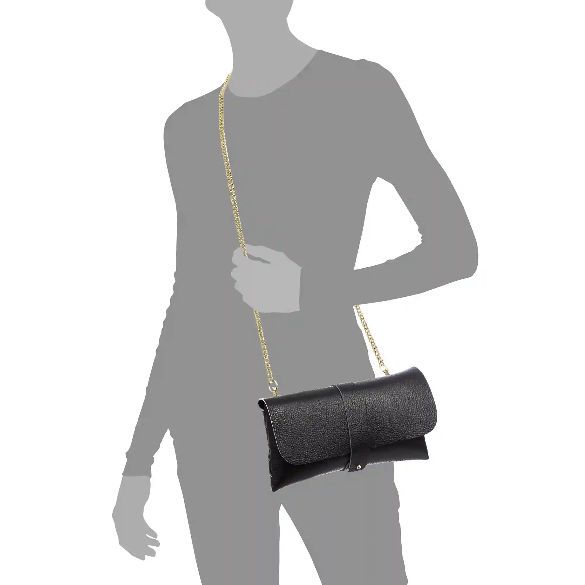Firenze artegiani Auronzo bolso de bandolera mujer. Piel auténtica acabado Dollaro Descuento