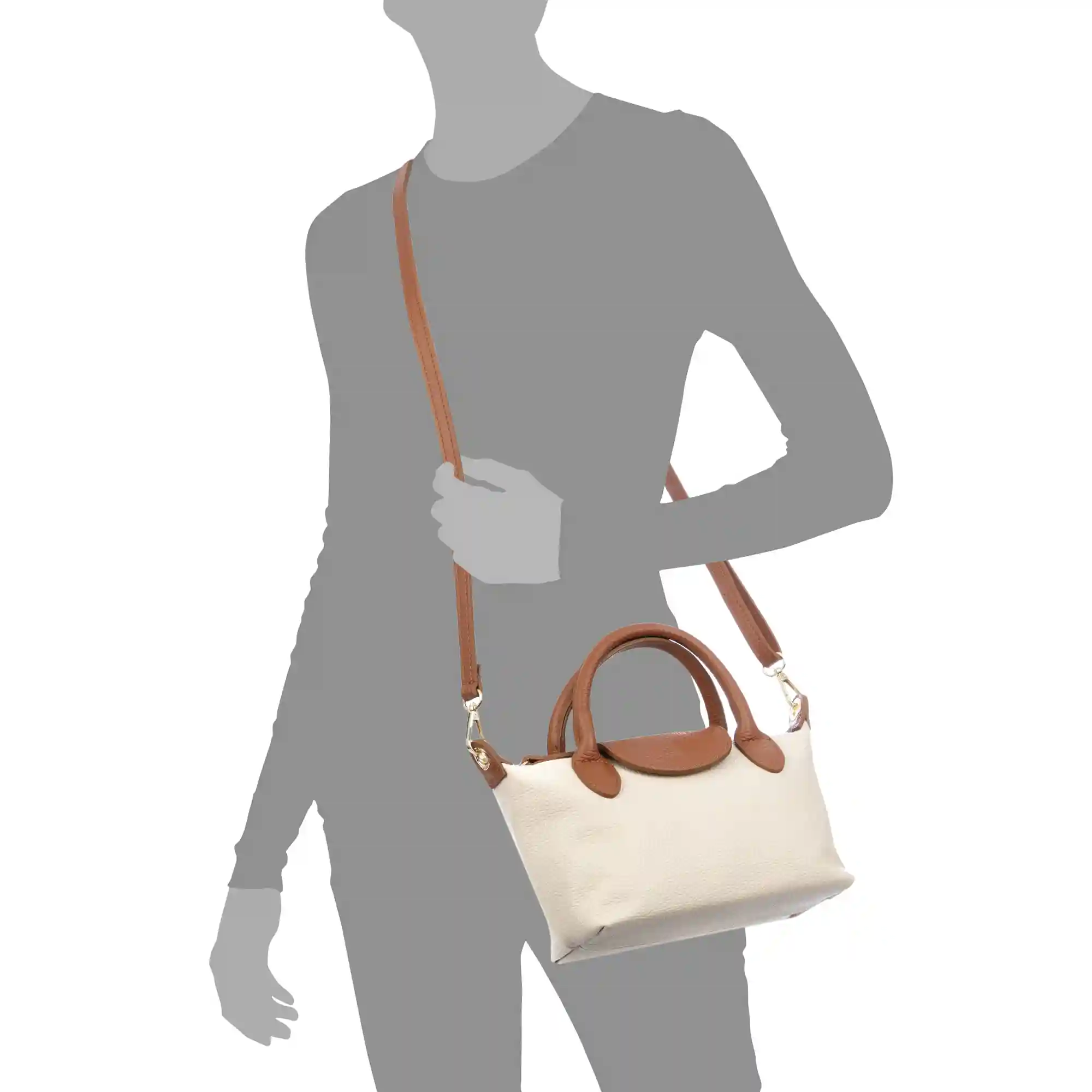 Firenze artegiani Aurano bolso bandolera tipo Tote mujer. Piel auténtica Dollaro bitono Liquidación