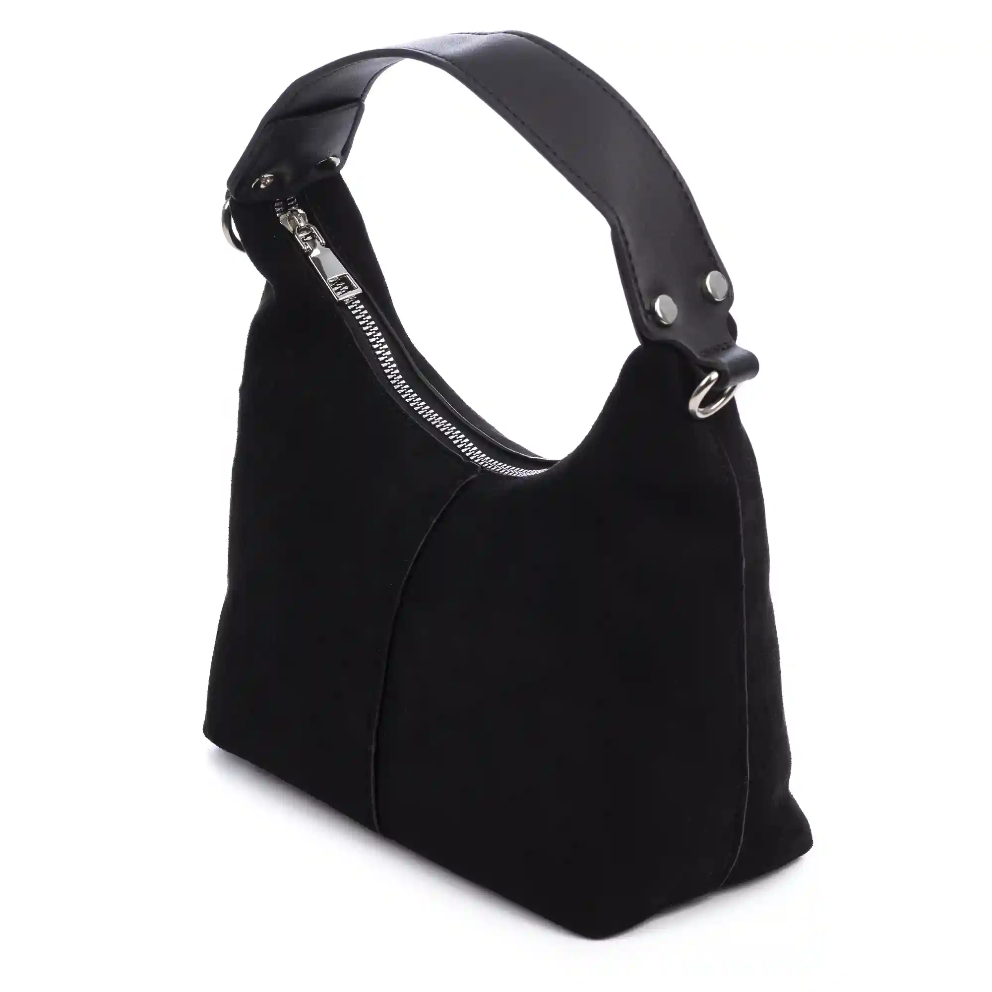 Firenze artegiani Atina bolso bandolera de piel auténtica gamuza Mejor oferta