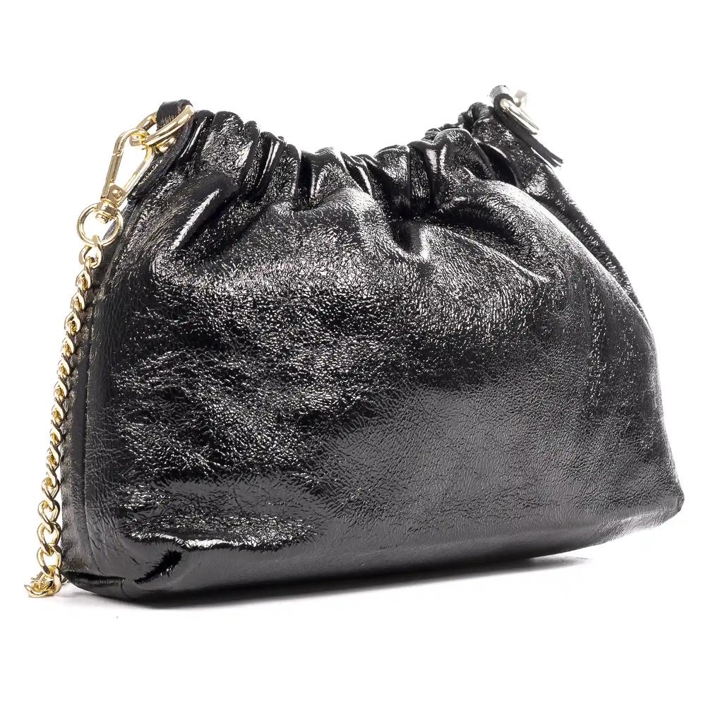 Firenze artegiani Ascea bolso bandolera piel auténtica laminado con correa metal COMPRAR AHORA