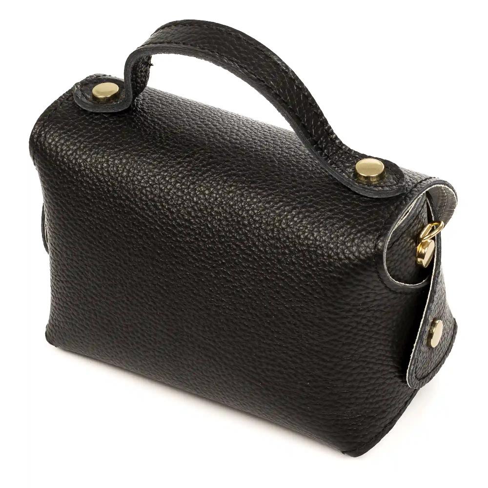 Firenze artegiani Arzano bolso bandolera piel auténtica dollaro con correa metal. Cierre exclusivo madera Último día