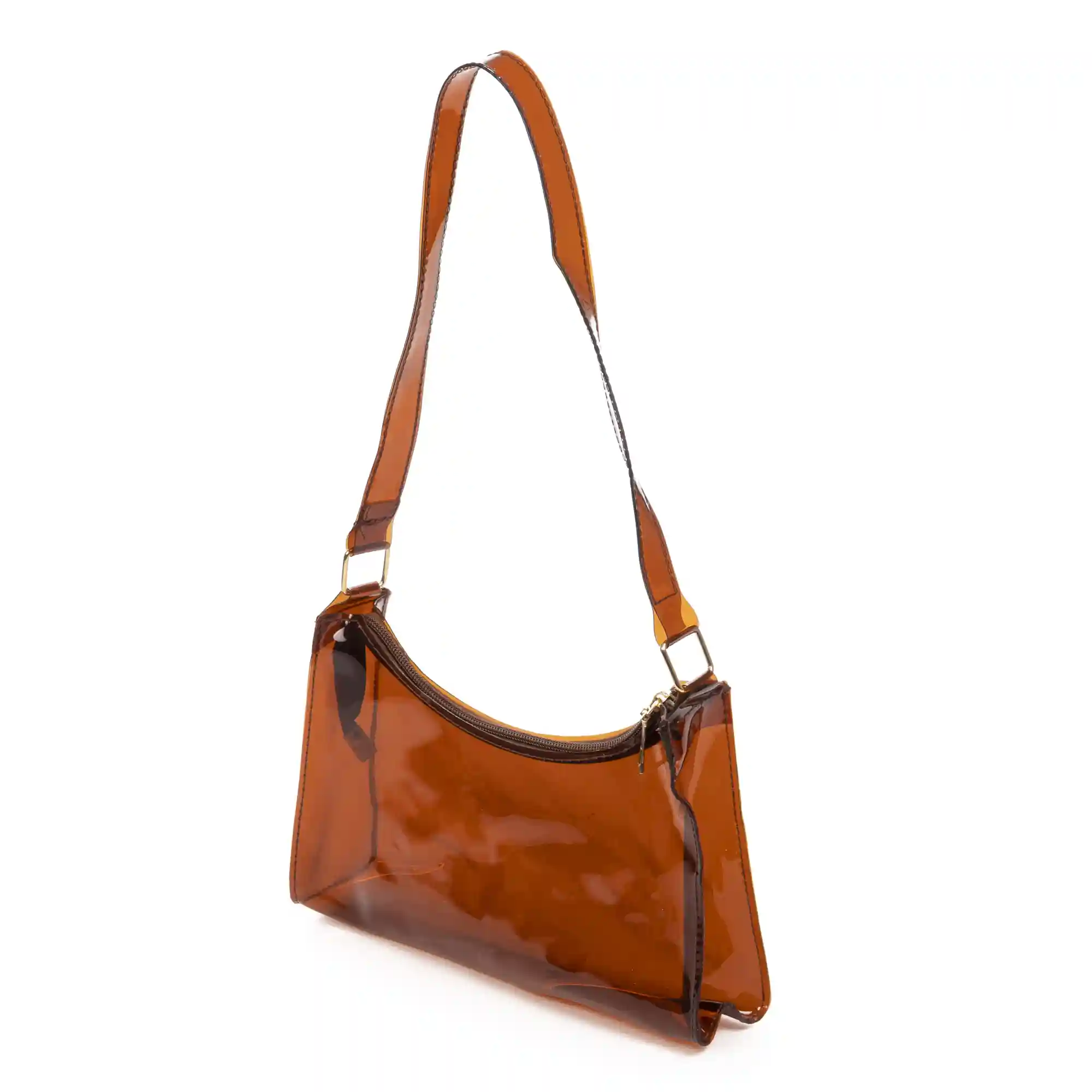 Firenze artegiani Zeri bolso de hombro de PVC transparente Liquidación