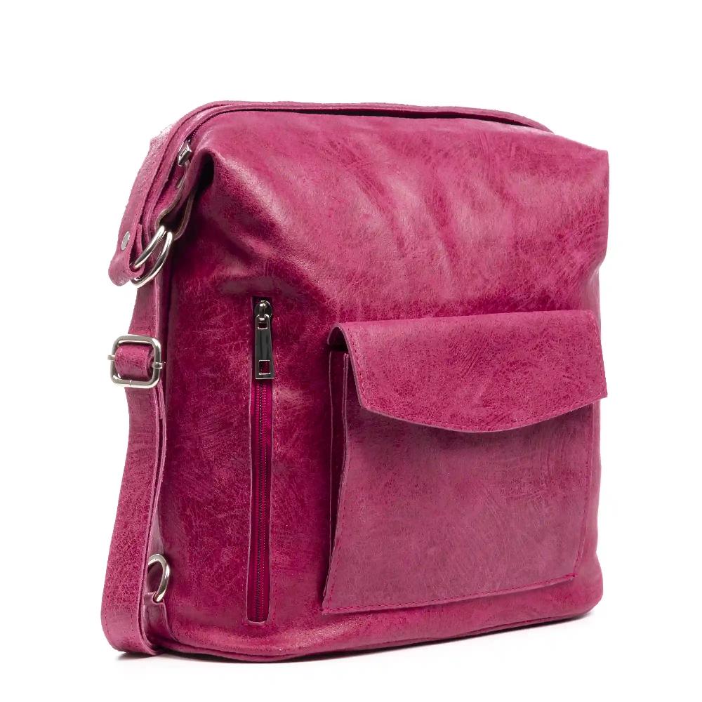 Firenze artegiani Irene Bolso de hombro Mujer. Piel auténtica Gamuza Lavado a la Piedra Ofertas de temporada