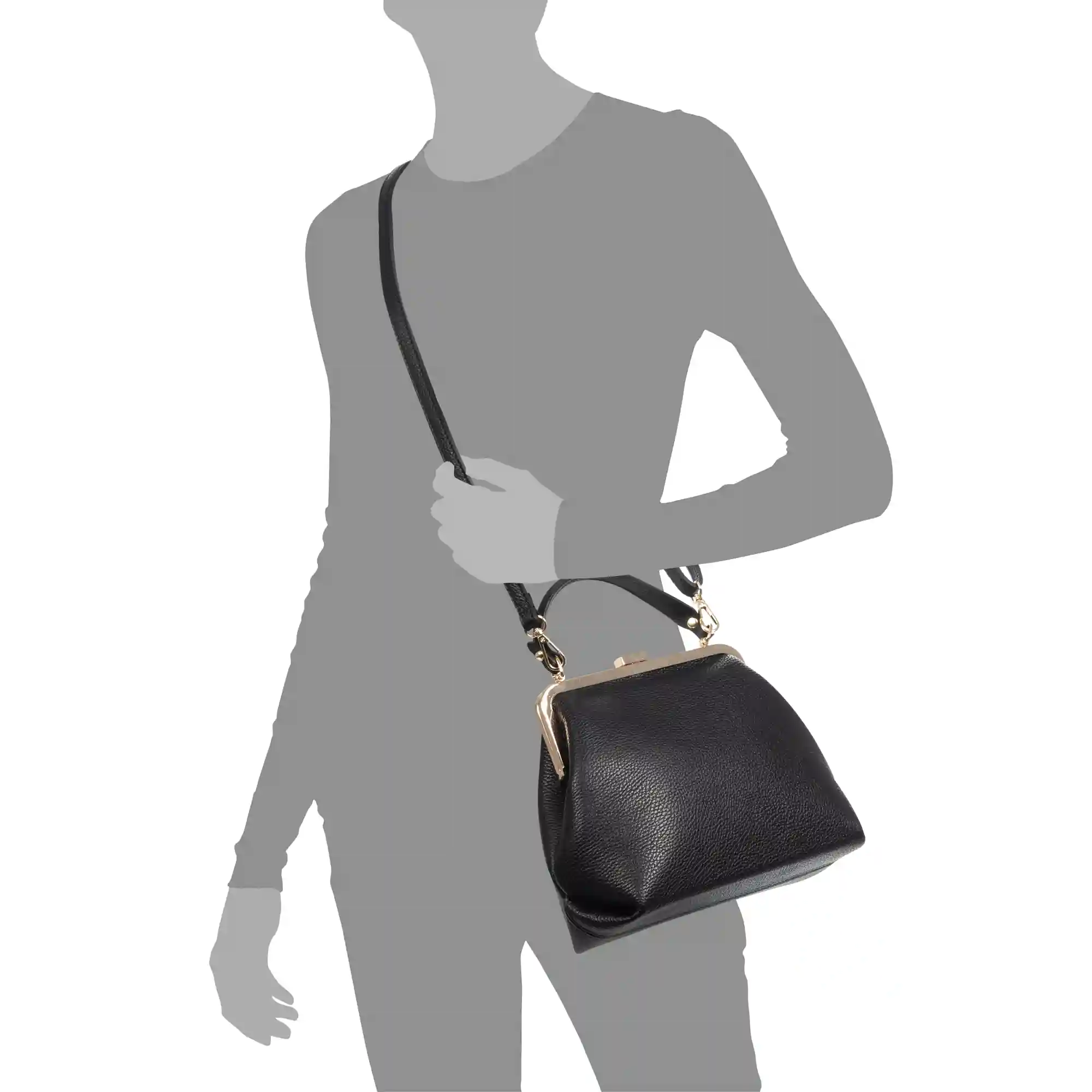 Firenze artegiani Arienzo bolso de mano mujer. Piel auténtica Dollaro Outlet