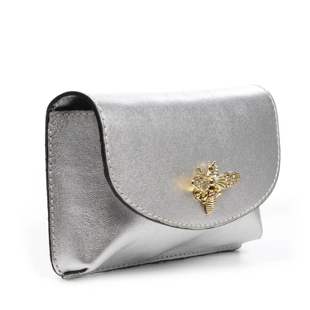 Firenze artegiani Aquilonia bolso de mano mujer. Piel auténtica acabado Gamuza lacada En oferta