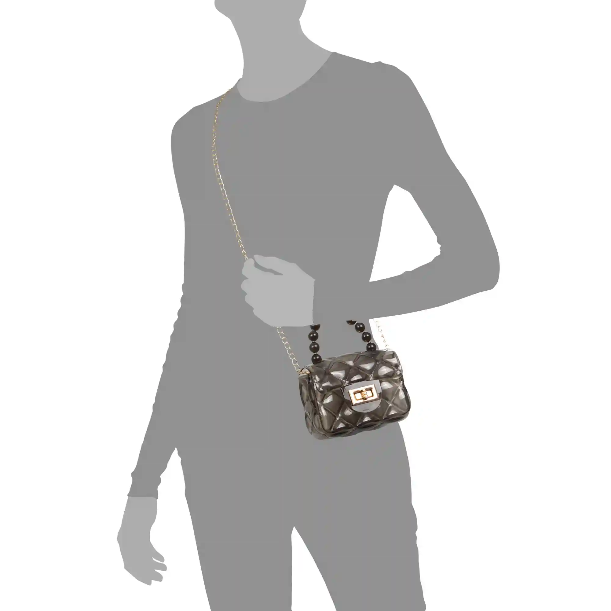 Firenze artegiani Villalvernia bolso de mano mini de pvc brillante Ventas relámpago