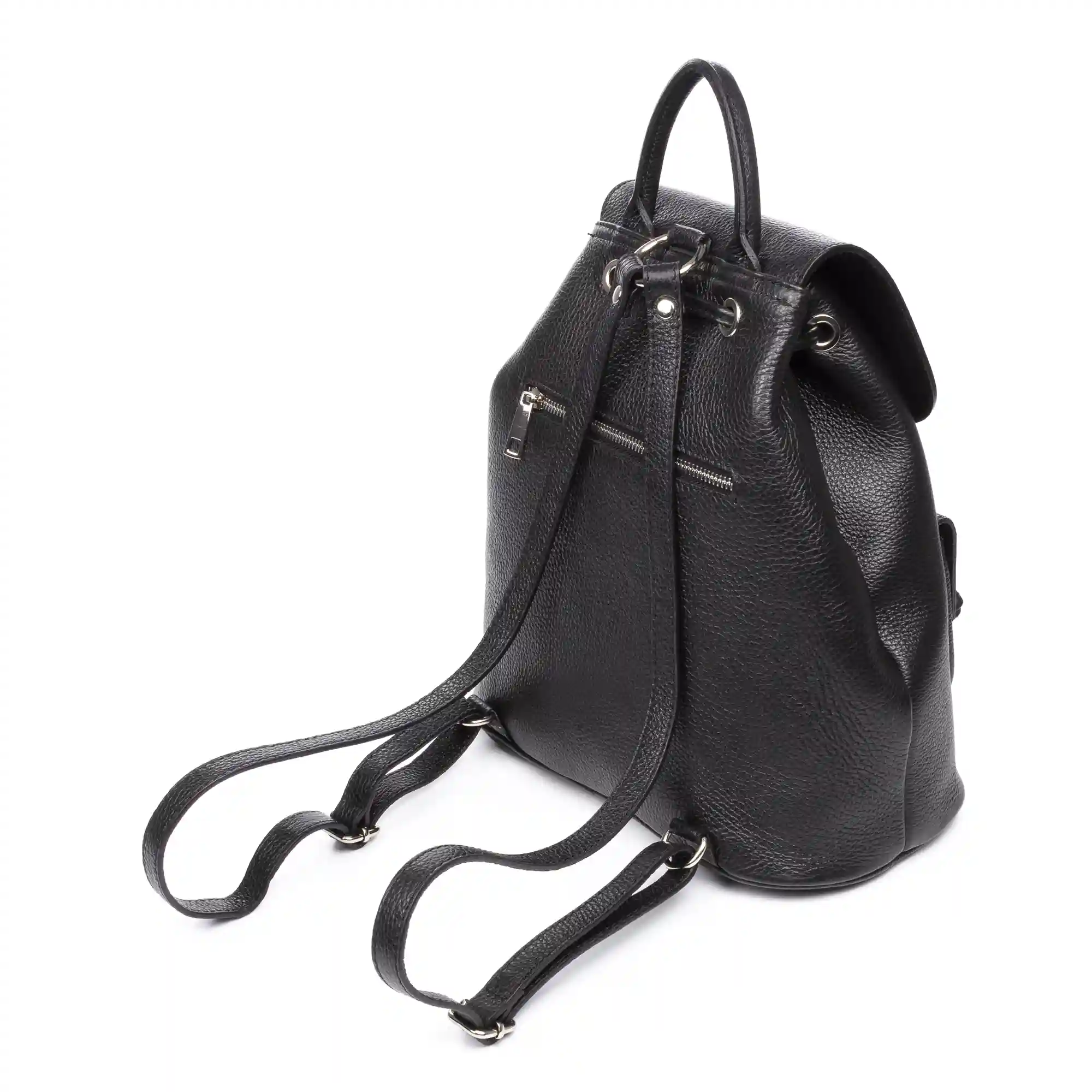 Firenze artegiani Albiense bolso mochila de mujer. Piel auténtica acabado Dollaro Envío gratis